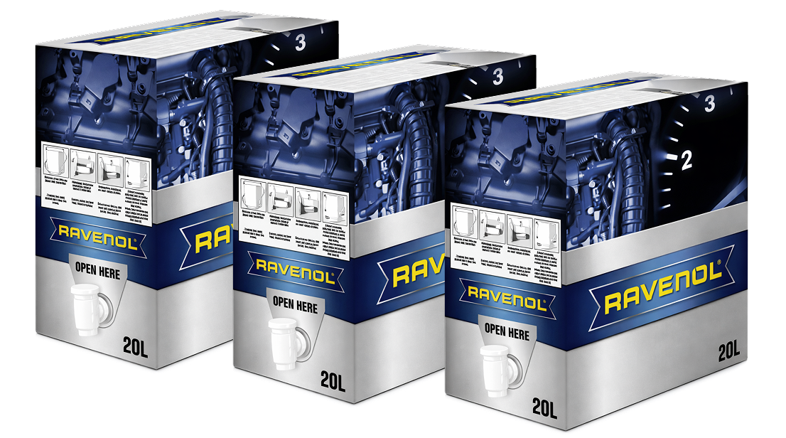 RAVENOL Bag in Box – Platz sparend, übersichtlich, einfach