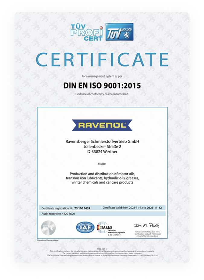 DIN EN ISO 9001